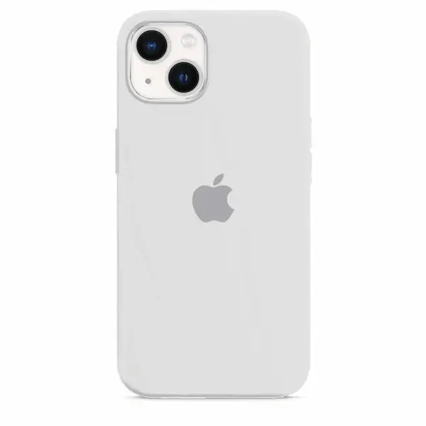 Husa Silicon pentru Apple iPhone 14 Plus - White - iPhone 14 Plus