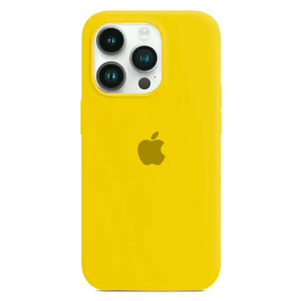 Husa Silicon pentru Apple iPhone 14 Pro - Yellow - iPhone 14 Pro