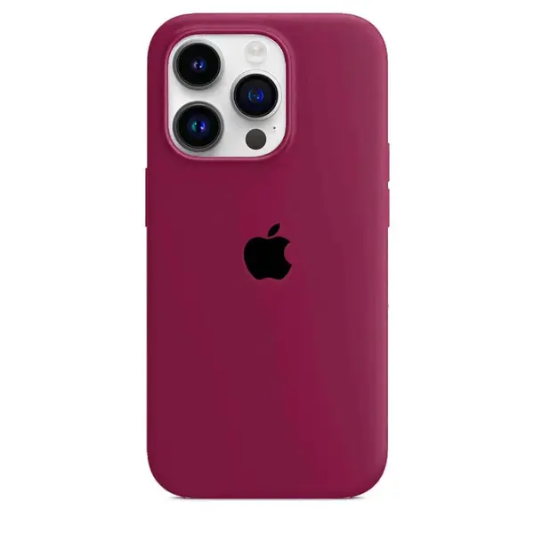 Husa Silicon pentru Apple iPhone 16 Pro - Marsala - iPhone 16 Pro