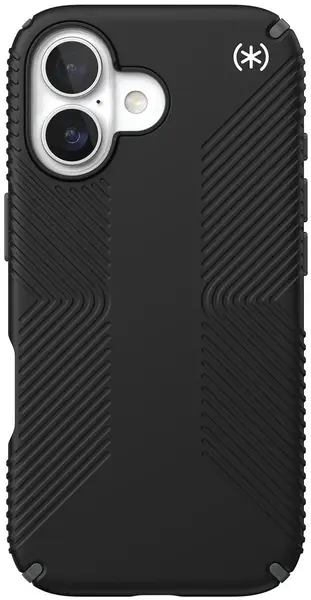 Husă Speck - Presidio 2 Grip, iPhone 17, Black/Slate Grey