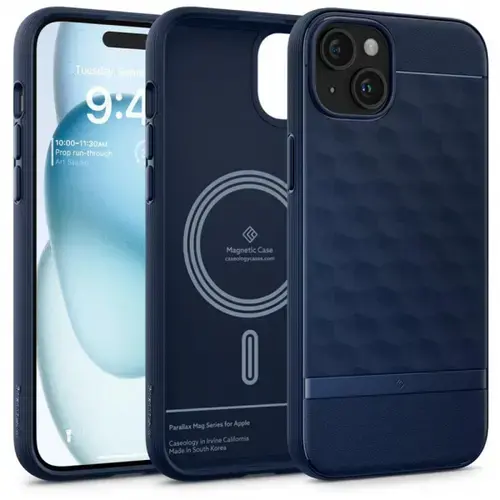 Husa Spigen Caseology Parallax, MagSafe pentru Google Pixel 10 Pro XL, Albastru