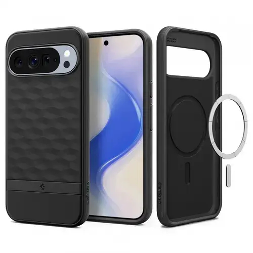 Husa Spigen Caseology Parallax MagSafe pentru Google Pixel 10 Pro XL, Negru