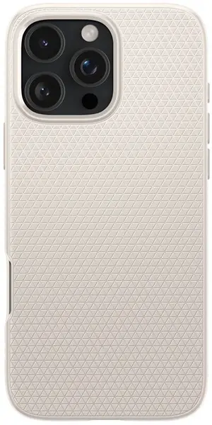 Husă Spigen - Liquid Air, iPhone 16 Pro, Natural titanium