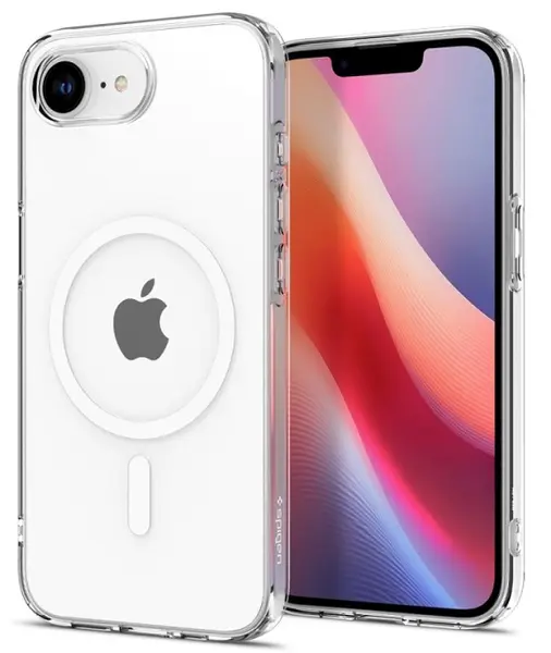 Husă Spigen - Liquid Air, iPhone 16e/17e, transparent