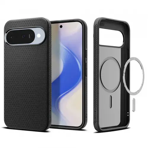 Husa Spigen Liquid Air MagSafe pentru Google Pixel 10 Pro / 10, Neagra