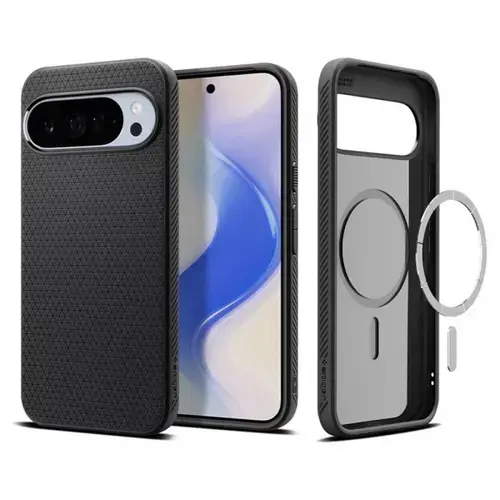 Husa Spigen Liquid Air MagSafe pentru Google Pixel 10 Pro XL, Negru
