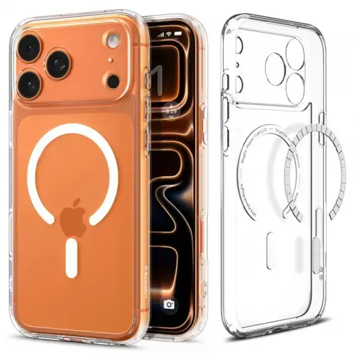 Husa Spigen Ultra Hybrid MagSafe pentru Apple iPhone 17 Pro Max, Alb