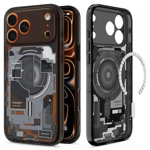Husa Spigen Ultra Hybrid Zero One MagSafe pentru Apple iPhone 17 Pro Max, Neagra