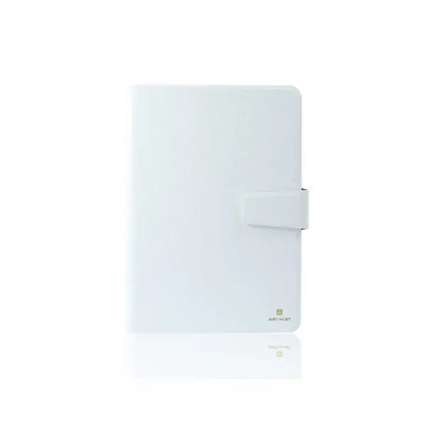 Husa Tableta 7" - 8" Just Must Flip Joy Universala White (material antiderapant)