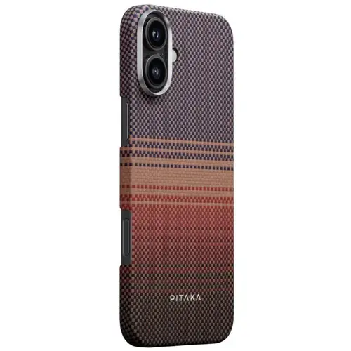 Husa Tactile Woven Aramida Magsafe Pitaka pentru iPhone 16, Multicolor