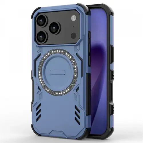 Husa Techsuit ArmorMag MagSafe pentru Apple iPhone 17 Pro, Albastra