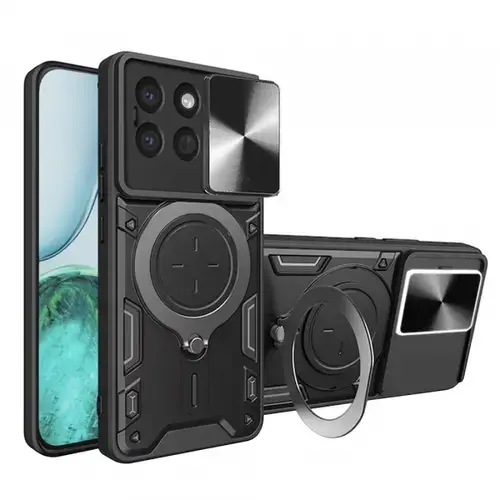 Husa Techsuit CamGuard Pro pentru Honor X8c, Neagra