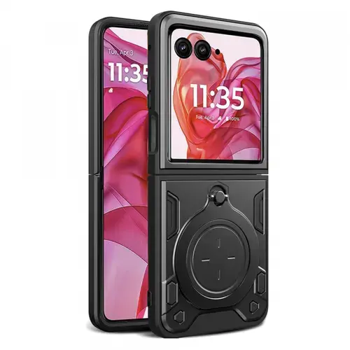 Husa Techsuit CamGuard Pro pentru Motorola Razr 50 Ultra, Neagra