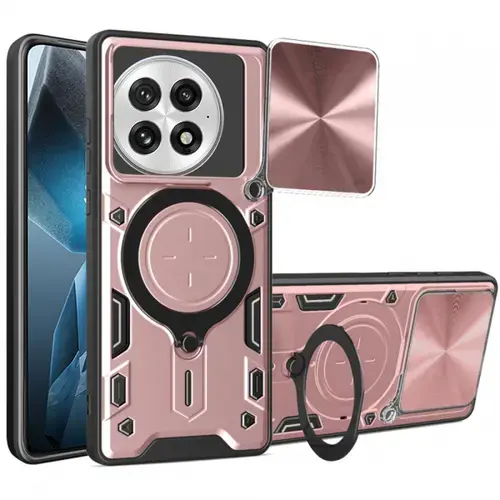 Husa Techsuit CamGuard Pro pentru OnePlus 13 (Roz/Negru)