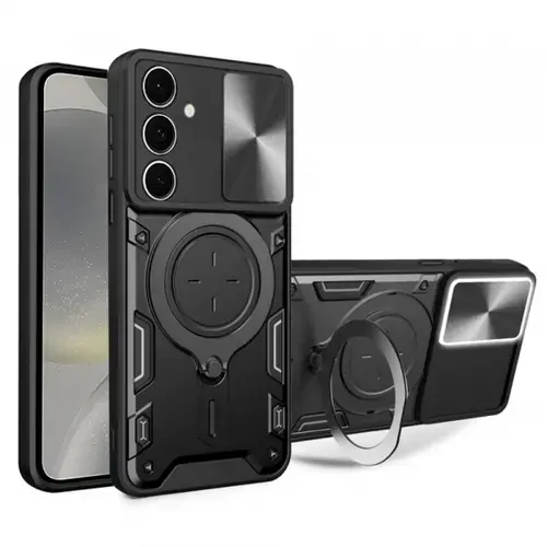 Husa Techsuit CamGuard Pro pentru Samsung Galaxy S24 S921 (Negru)