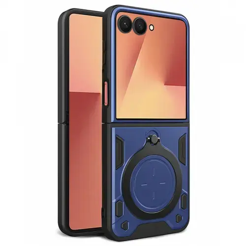 Husa Techsuit CamGuard Pro pentru Samsung Galaxy Z Flip7 F766, Albastra