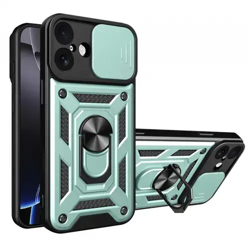 Husa Techsuit CamShield pentru Apple iPhone 17, Verde