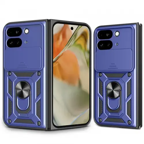 Husa Techsuit CamShield pentru Google Pixel 9 Pro Fold (Albastru/Negru)
