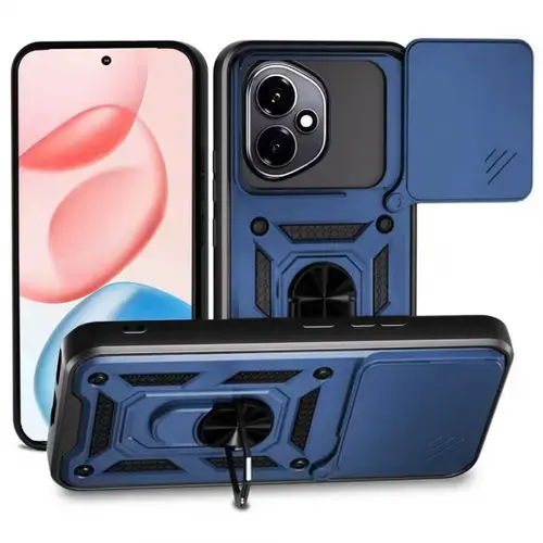 Husa Techsuit CamShield pentru Honor 400, Albastru