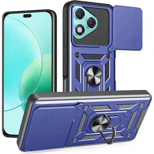 Husa Techsuit CamShield pentru Honor 400 Lite, Albastra