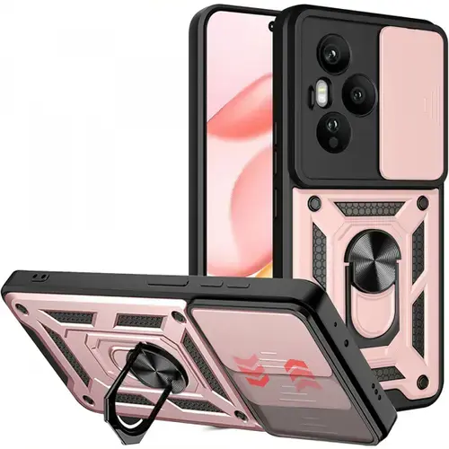 Husa Techsuit CamShield pentru Honor 400 Pro, Roz