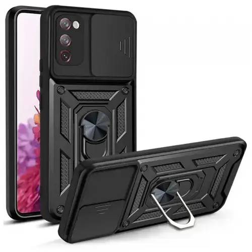 Husa Techsuit CamShield pentru Samsung Galaxy S20 FE 5G G781 / S20 FE G780 (Negru)
