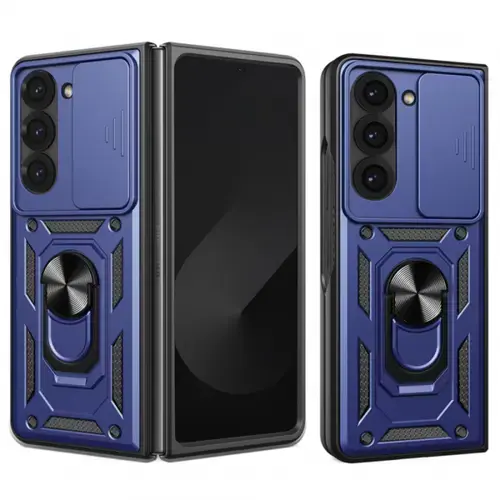 Husa Techsuit CamShield pentru Samsung Galaxy Z Fold 6, F956 (Albastru/Negru)