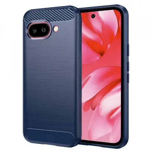 Husa Techsuit Carbon pentru Google Pixel 9a, Albastru