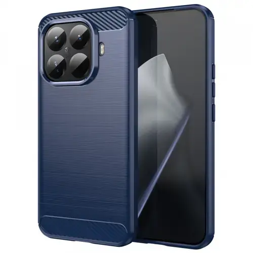 Husa Techsuit Carbon pentru Xiaomi 15T Pro, Albastru