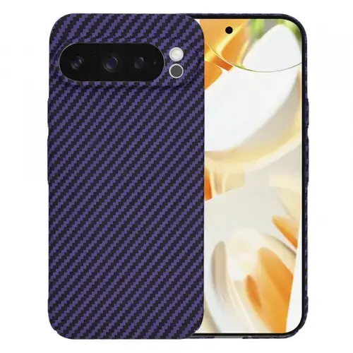 Husa Techsuit Carbonite FiberShell pentru Google Pixel 9 Pro, Mov