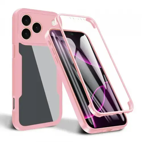 Husa Techsuit ColorVerse 360 pentru Apple iPhone 17 Pro Max, Roz