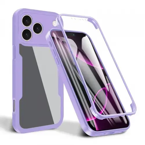 Husa Techsuit ColorVerse 360 pentru Apple iPhone 17 Pro, Mov