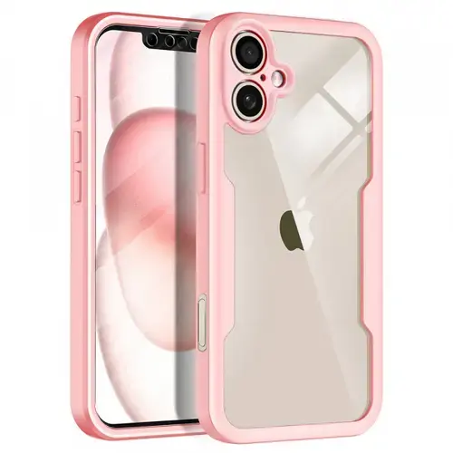 Husa Techsuit ColorVerse 360 pentru Apple iPhone 17, Roz