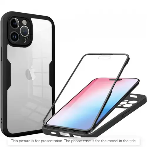 Husa Techsuit ColorVerse 360 pentru Honor 400 Lite, Neagra