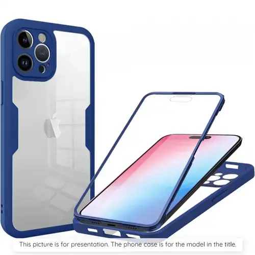 Husa Techsuit ColorVerse 360 pentru Xiaomi 15T, Albastru
