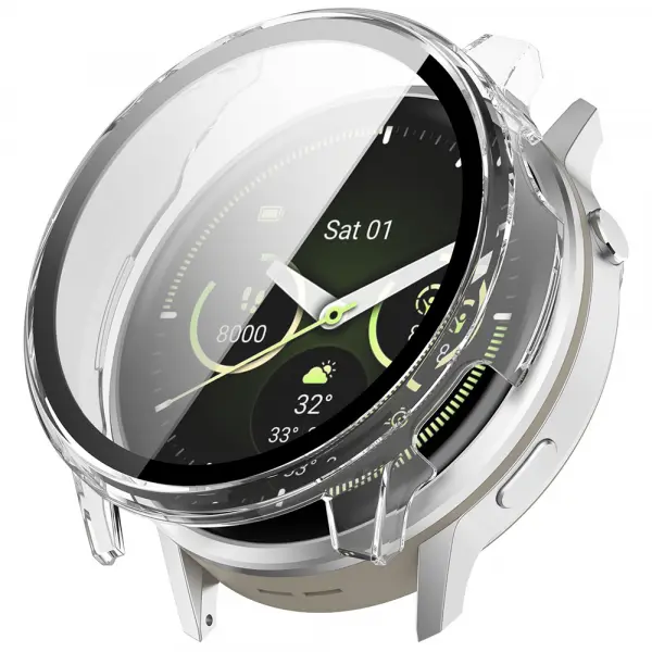 Husa Techsuit Defense360 Pro pentru Garmin Venu 4 45mm, Transparenta