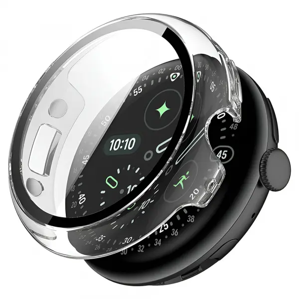 Husa Techsuit Defense360 Pro pentru Google Pixel Watch 4 41mm, Transparenta