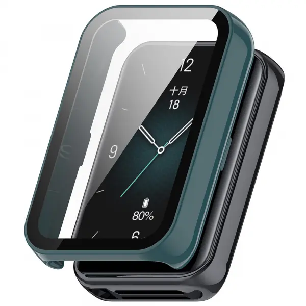 Husa Techsuit Defense360 Pro pentru Honor Band 10 / Band 9, Verde