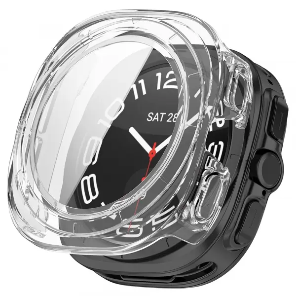 Husa Techsuit Defense360 Pro pentru Samsung Galaxy Watch Ultra, Transparenta