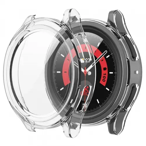 Husa Techsuit Defense360 Pro pentru Samsung Galaxy Watch5 Pro 45mm, Transparenta