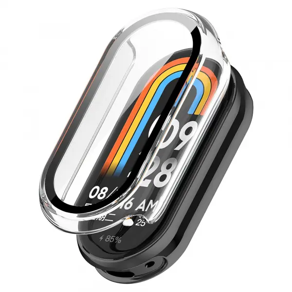 Husa Techsuit Defense360 Pro pentru Xiaomi MI Band 9, Transparenta