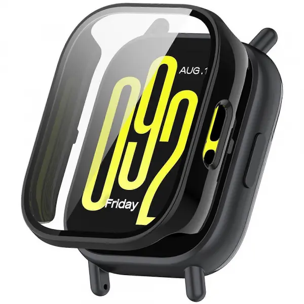 Husa Techsuit Defense360 Pro pentru Xiaomi Redmi Watch 5 Active, Neagra