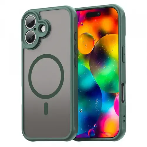Husa Techsuit HaloFrost II MagSafe pentru Apple iPhone 17, Verde