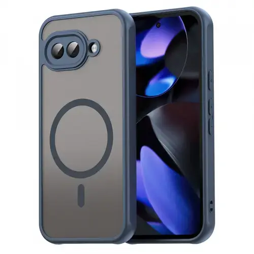 Husa Techsuit HaloFrost II MagSafe pentru Google Pixel 9a, Albastru