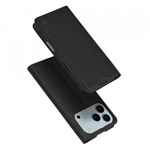 Husa Techsuit Magskin Book pentru Apple iPhone 17 Pro Max, Neagra