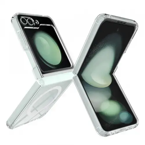 Husa Techsuit Pro MagSafe pentru Samsung Galaxy Z Flip6 F741, Transparenta