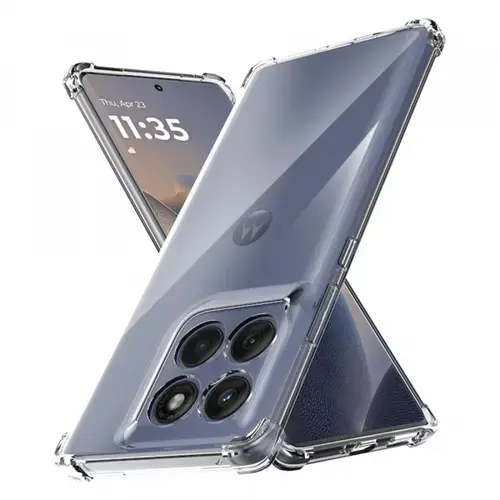 Husa Techsuit Shockproof Clear pentru Motorola Edge 60 Fusion / Edge 60, Transparent