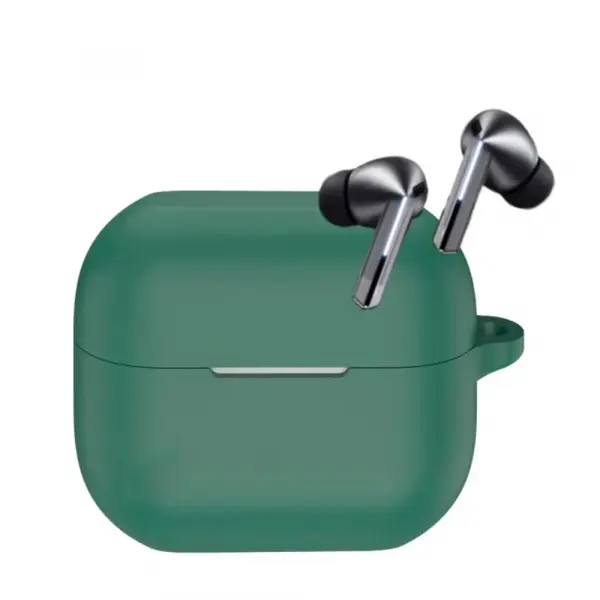 Husa Techsuit Silicone pentru Samsung Galaxy Buds3 FE / Buds3 Pro / Buds3, Verde