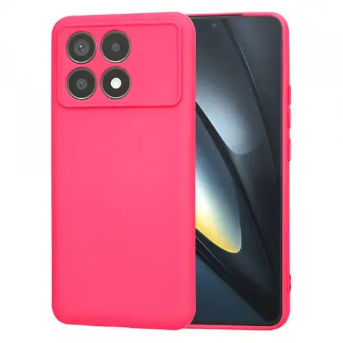 Husa Techsuit SoftFlex pentru Poco F6 Pro, Roz