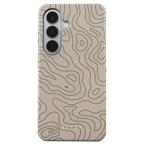 Husa telefon Burga Dual Layer Magnetic Wild Terrain pentru Samsung Galaxy S26 Plus (Bej/Negru)